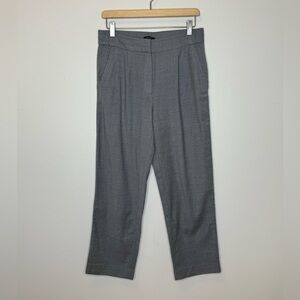 Massimo Dutti Classic Gray Wool Dress Pants Size 6